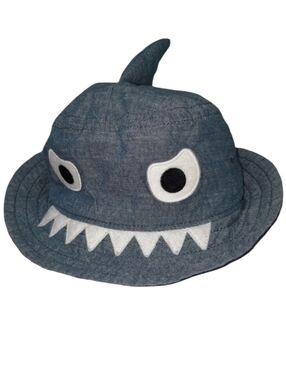 Baby Gap Chambray Baby Shark Bucket Hat SZ S/M